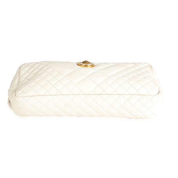 Versace White Quilted Nappa Leather Vanitas Belt Bag - Picture 3 of 5